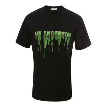 JW Anderson, T-Shirts Zwart, Heren, Maat:M