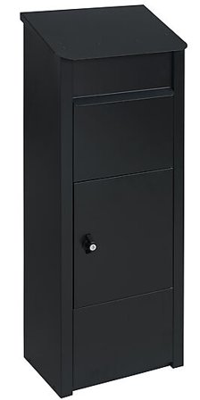 ME-FA PAKKEPOSTKASSE SVART JERNIA MEDIO MED VRIDLÅS