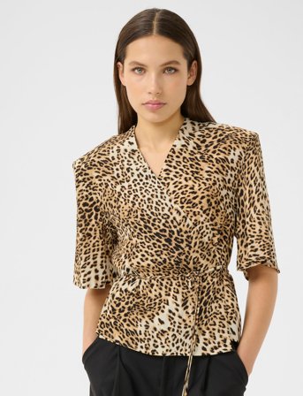 Gestuz Gzkadla Wrap Top - Yellow - 34