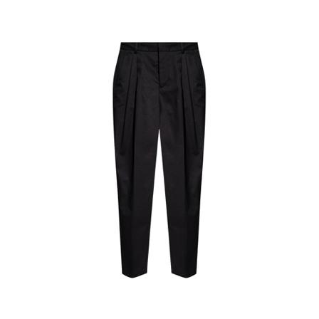 RED Valentino, Pleat-front trousers Zwart, Dames, Maat:XS,Katoen