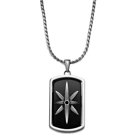 Icarus Wesley Stål Dog Tag for menn - Dog tag halskjeder