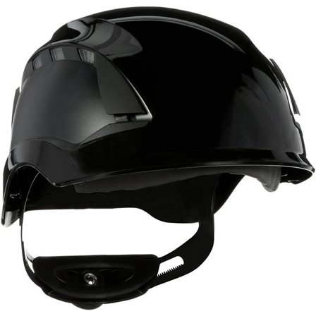 3M SecureFit X5512V Skyddshjälm ventilerad Svart, Huvudskydd