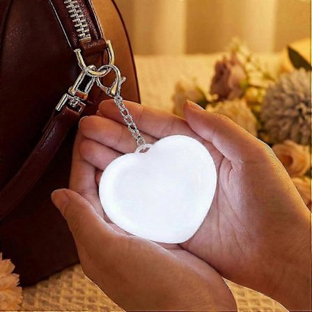 Love Wallet Tote Bag Berøringsfølsom Lampe, Veskelampe for Kvinner, Mini Hjerte LED Håndveskelampe, Oppladbar Mini Lommelykt for Håndvesker og Gaver