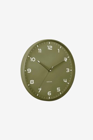 Karlsson - Seinäkello Orgullo - Vihreä - Seinäkellot & pöytäkellot - - Homeroom