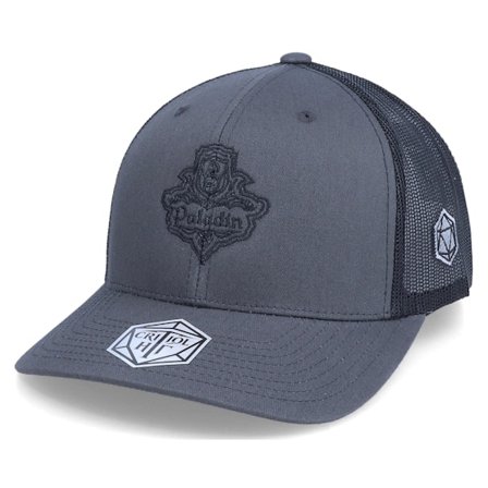 Critiql Hit - Gris trucker Casquette - Paladin Class Emblem Charcoal/Black Trucker @ Hatstore