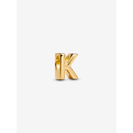 Pandora - Bokstaven K Berlock - 14k guldplätering