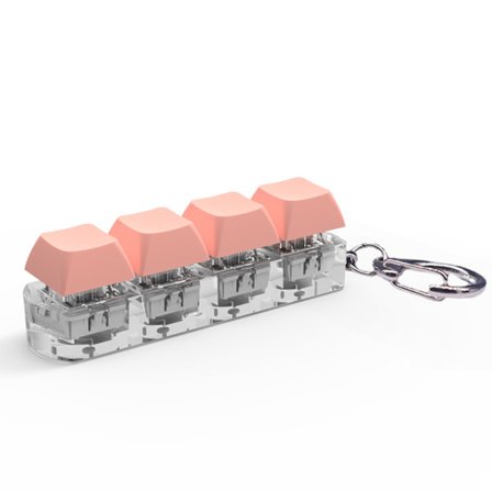 Tastatur med 4 taster Fidget Legetøj til Stresslindring Simpel Dekompressionslegetøj til Drenge Piger Kvinder Mænd