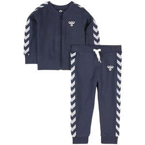 Kids - Hummel Navy Logo Taped Sweat Set 15-18 months (86 cm) - Clothing sets - 15-18 months (86 cm) - Black