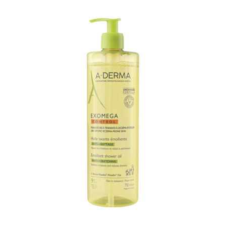 A-Derma Exomega Control Shower Oil, 750 ml