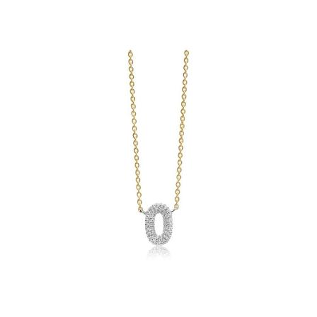 Sif Jakobs, Necklace Novoli Zero Zwart, Dames, Maat:ONE Size
