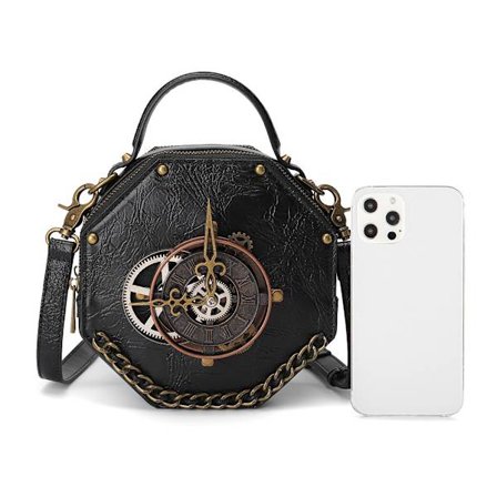 Hexagon Chain Bag - Edgy Style, Everyday Chic