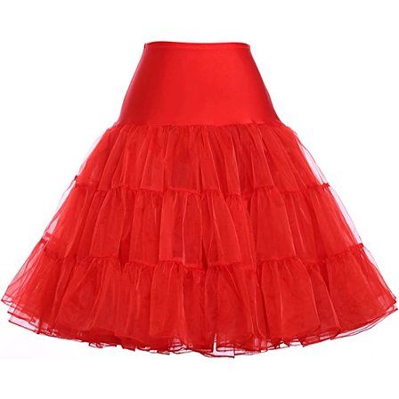 50-tals underkjol Rockabilly Dress Crinoline Tutu för kvinnor -