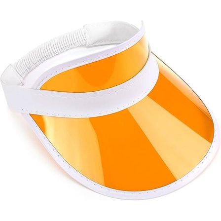 Unisex 80-luvun tyyliin retro neon aurinkolippa hiuspanta hattu golf tennis peura pokeri juhliin