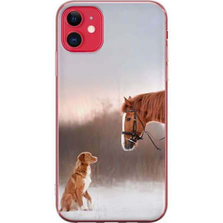 Kompatibelt Mobildeksel til Apple Apple iPhone 11 Hest & Hund