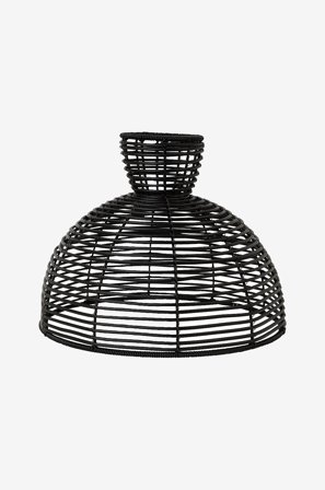 Star Trading - Lampeskjerm Runde 29,5 cm - Svart - Taklamper, utendørs - Fra Homeroom