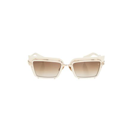 Balmain - Solglasögon - Vit - Unisex - Storlek: One Size, unisex, Storlek: ONE SIZE