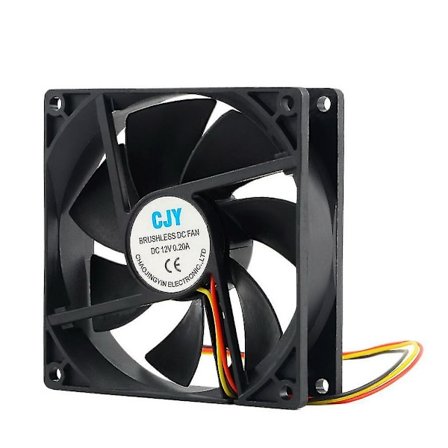 12V 3-polig 9cm 90x25mm CPU-kylare Fläkt 65 CFM