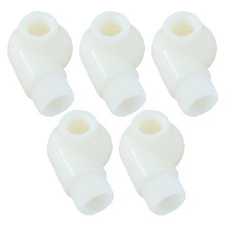 5 st Plast Fixeringsbollar för Ventil Avsvavling Hollow Cone Swirl Spray Jet Munstycke