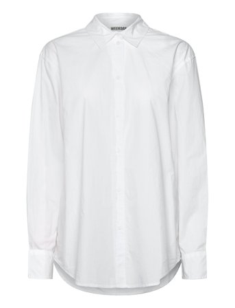 Weekday Basic Shirt - White - XS