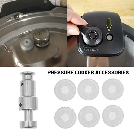 Med 6 Tätningsgummiflottörventiltätningar för Instant Pot Ersättningsdelar A6 (FMY)