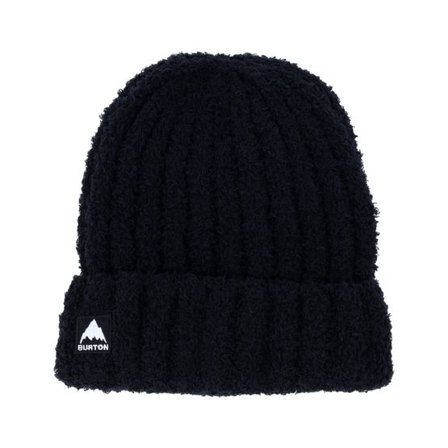 Burton - Svart cuff Beanie - Plush Beanie True Black Cuff @ Hatstore