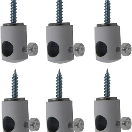 6 kpl kattokruunun valaisinkoukkuja, kaapelikiinnitys KLB