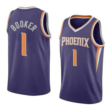 Ny Säsong Av Phoenix Suns Devin Booker Baskettröja Nr 1 L