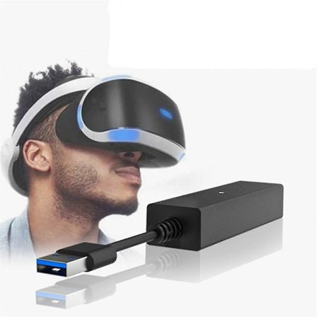 Kameraadapter for PSVR/PS5, PS VR konverterkabel 5 konsoll, USB 3.0 VR spilltilbehør