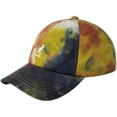 Kangol, Tie Dye Baseball cap Żółty, Mężczyzna, Rozmiar: ONE Size