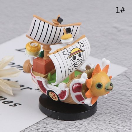 1kpl One Piece Going Merry Thousand Sunny Grand Pirate Ship Acti