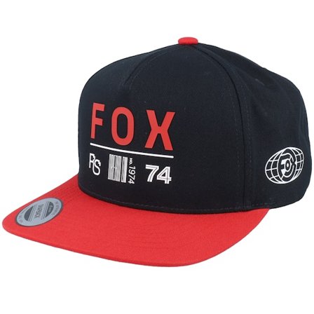 Fox - Svart snapback Caps - Race Spec Hat Black/Red Snapback @ Hatstore