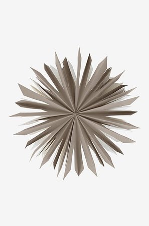 SIRIUS adventster ø 60 cm Bruingrijs - Koop Kerststerren bij Jotex