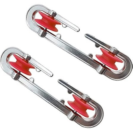 2 Pakke Aluminium Klessnor Spreder Talje Klessnor Tilbehør For Kraftig Og Lange Klessnorer