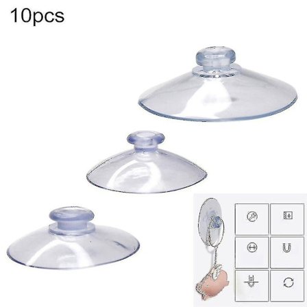 10 stk/ Vakuum Sterke Sugekopper Sklisikre Sugepropper/ Sugekopper for Glassbord 40mm_MGF