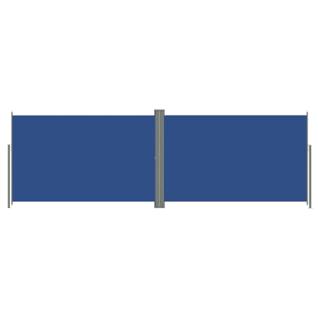 Vidaxl Infällbar Sidomarkis 220x600 Cm Blå Blå