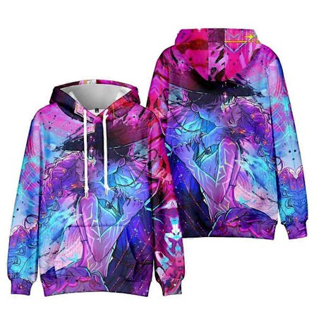 KPop Demon Hunters Hoodie 3D-tryck Tröja med huva för män och kvinnor _04 A