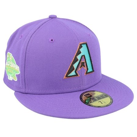 New Era - MLB Violett fitted Cap - Arizona Diamondbacks 59FIFTY Citruspop Purple Fitted @ Hatstore