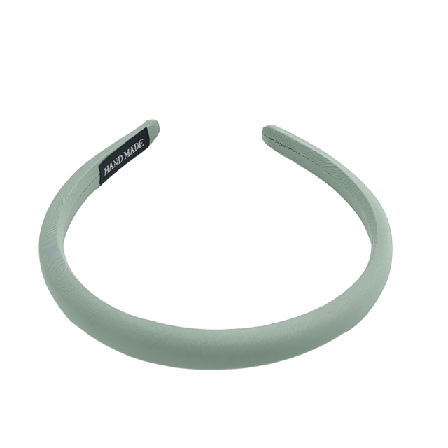 Complement Diadem Satin 1,5 Cm Hårband Dam Grön