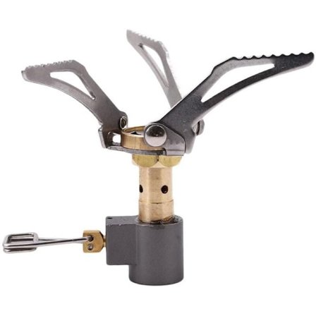 Utomhus bärbar brännare Mini Campingspis Gaskamin Överlevnadsspis 3000W Fickpicknick Köksgasspis 45g