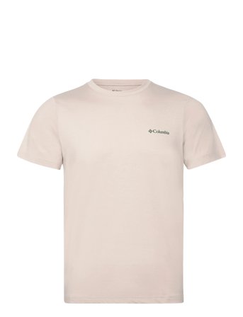 Columbia Sportswear Kwick Hike Back Graphic Ss Tee - Cream - XL