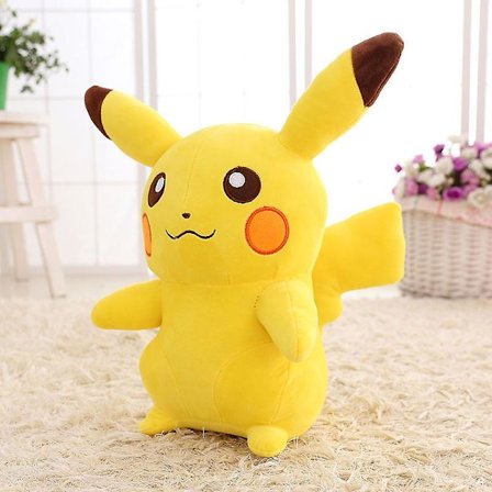 Stor Pikachu Plussj Kosedyr Anime Squirtle Pikachu Psyduck Tegneserie Pute Dukker Barn x