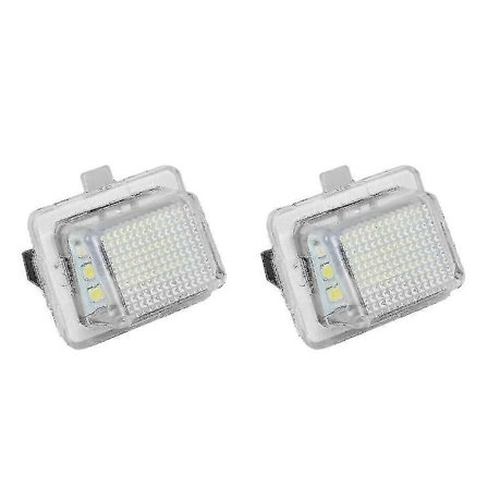 2 stk. bilnummerpladelys til W204/w212/w216/w221/w207 18 Led Hvidt Bagnummerpladelys Den Bedste Den Bedste