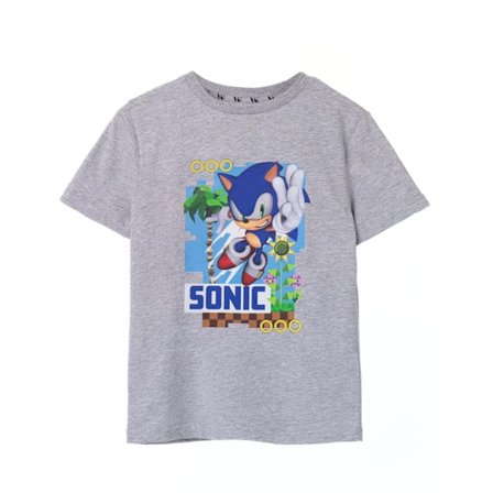 Sonic The Hedgehog Barn/Barn Sonic T-shirt 13-14 år Grå