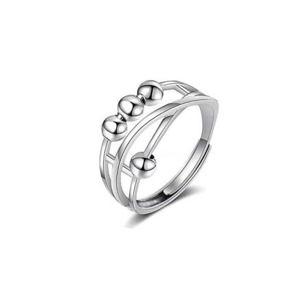 Spinnering, bekymringring, lindrer angststress, justerbar retro ring