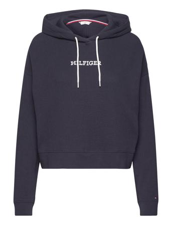 Long Sleeve Hoodie Hettegenser Genser Marineblå Tommy Hilfiger*Betinget Tilbud