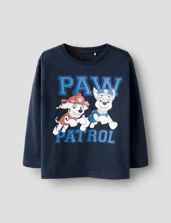 name it Nmmvasp Paw Ls Top Cplg - Navy - 116