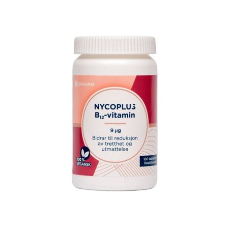 Nycoplus B12-vitamin 9mcg tabletter 100 stk