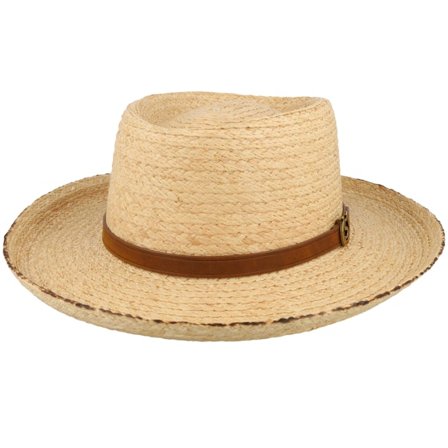 Stetson - Beige - straw - Hat - Gambler Raffia Beige Straw Hat - Hatstore