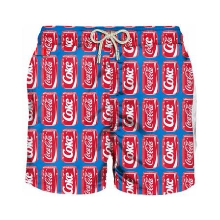 MC2 Saint Barth, Swim Shorts Blauw, Heren, Maat:L