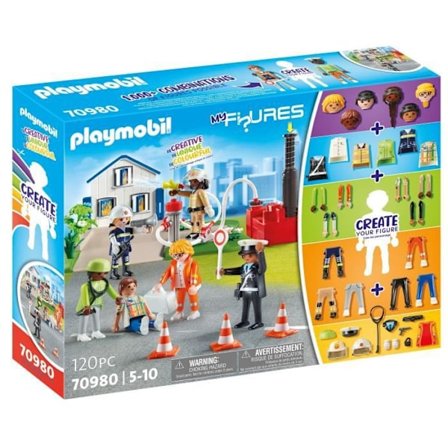 PLAYMOBIL - Mine figurer: Førstehjælpsarbejdere - Flerfarvet - 120 styk - Fra 5 år